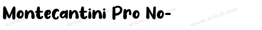 Montecantini Pro No字体转换